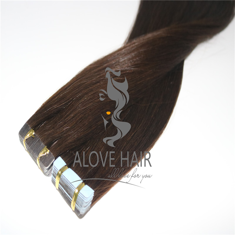 Best cheap remy tape in hair extensions vendor in China 